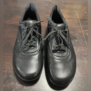 SAS (San Antonio Showmakers) Black Leather Women's Shoes Size 11WW Made In USA